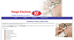 Desktop Screenshot of keoghelectrical.ie